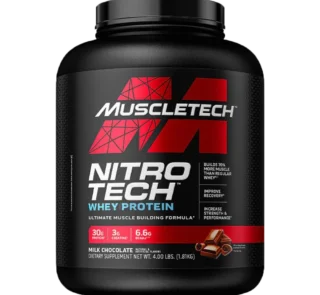 عبوة Nitro-Tech 100% Whey Gold 1.8kg بروتين واي معزول