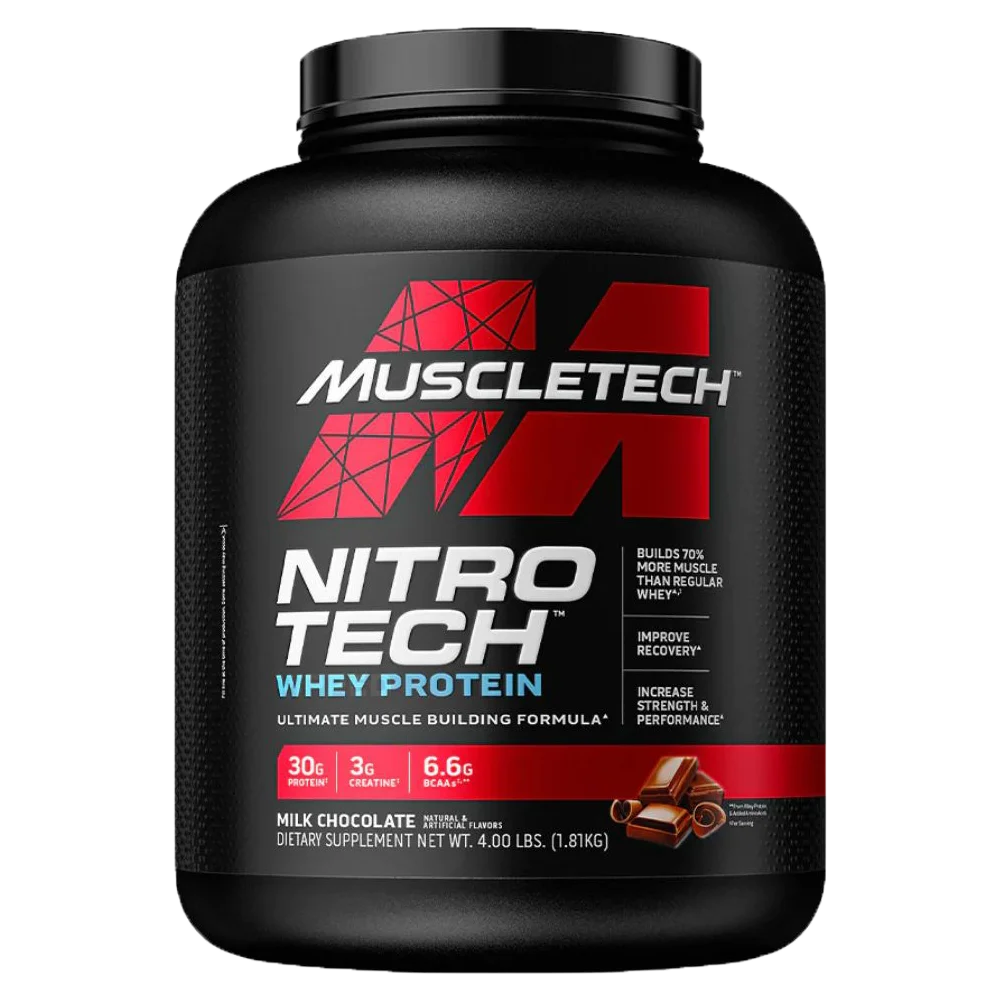 Nitro-Tech 100% Whey Gold 1.8kg بروتين واي معزول عبوة Nitro-Tech 100% Whey Gold 1.8kg بروتين واي معزول