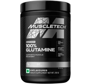 عبوة Platinum 100% Glutamine من MuscleTech - 50 حصة