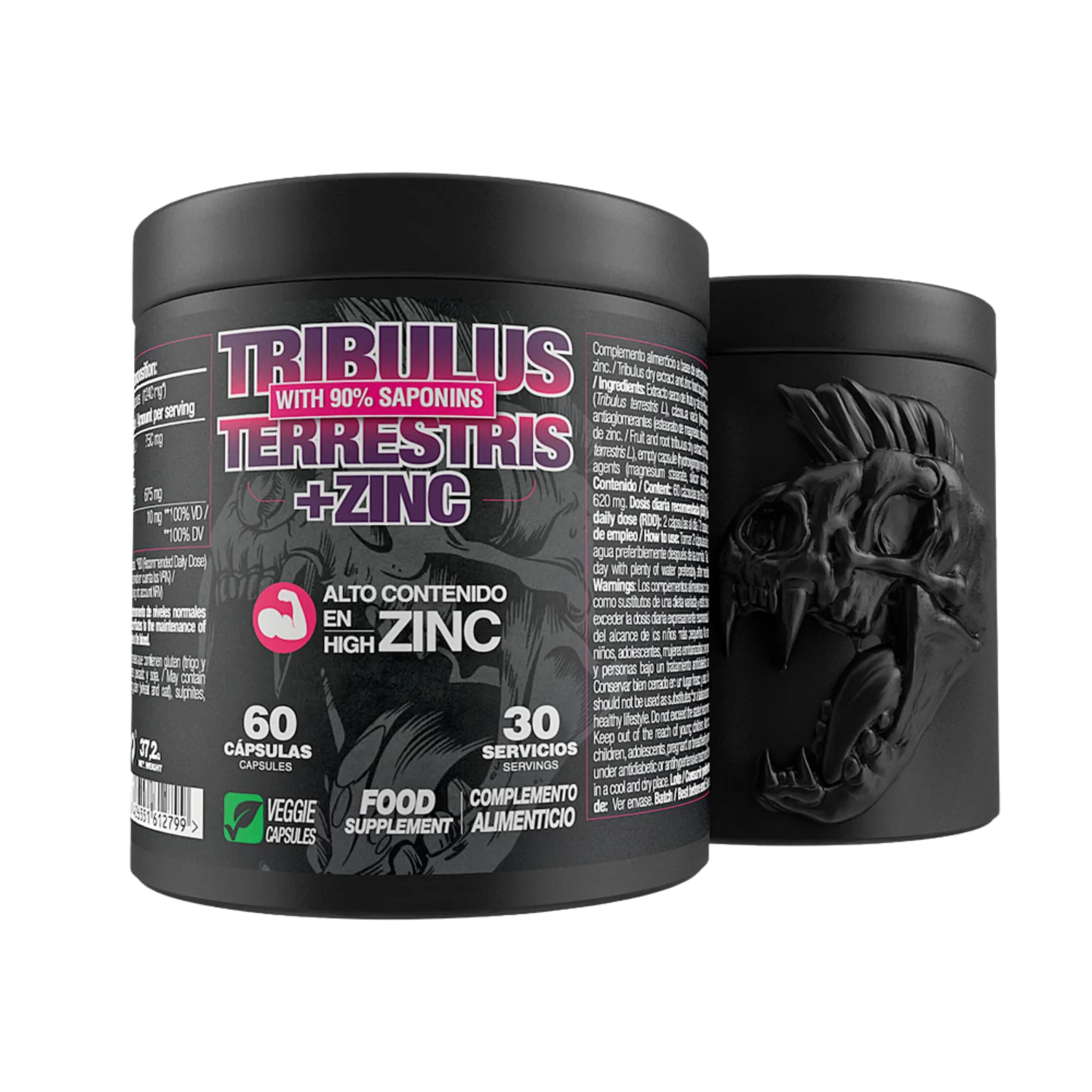 Zoomad Labs Tribulus Terrestris + Zinc Zoomad Labs Tribulus Terrestris + Zinc - الصورة 1